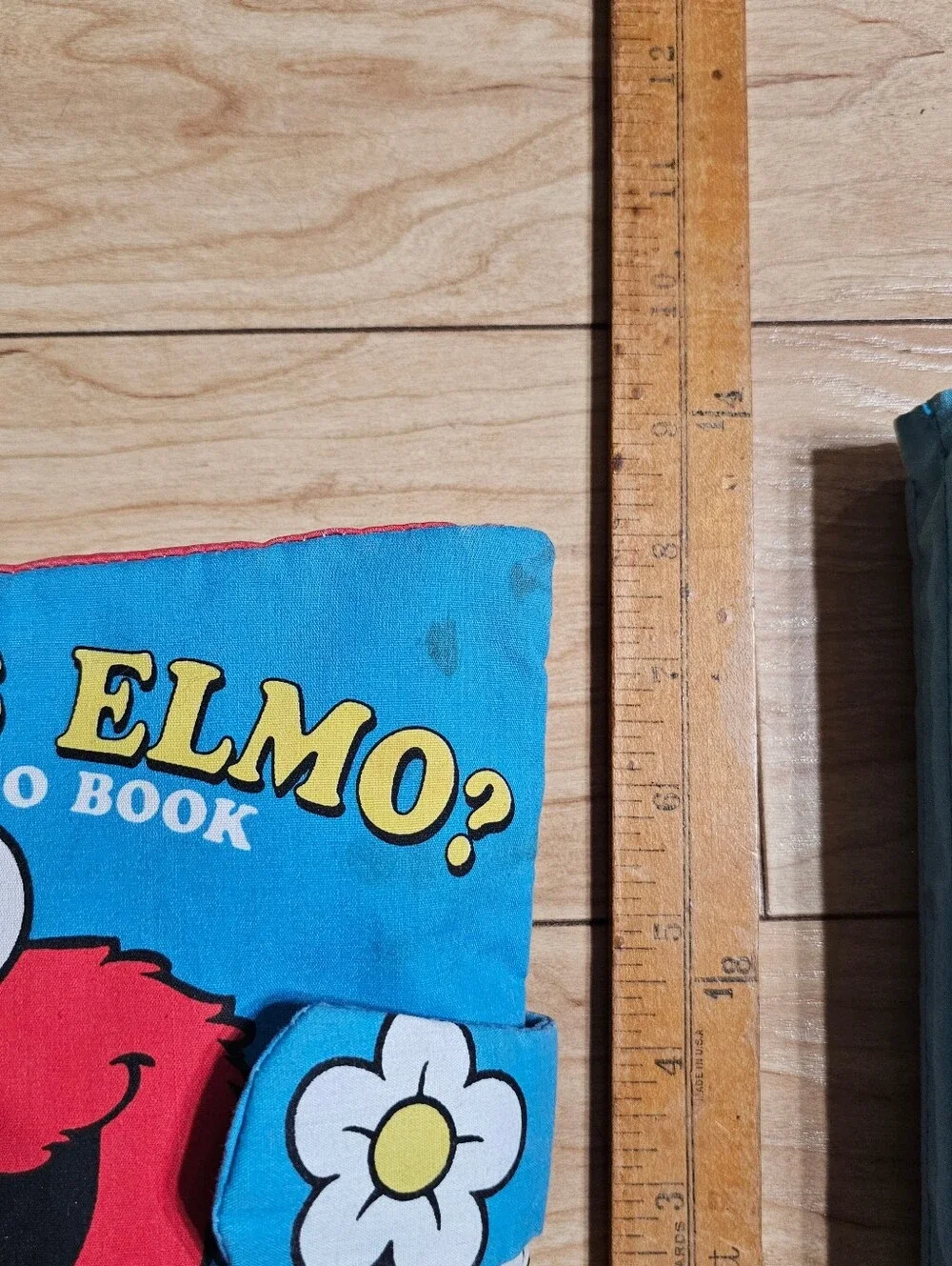 90s Sesame Street SoftPlay Elmo Peek-A-Boo & Grover Super School VTG Cloth Books